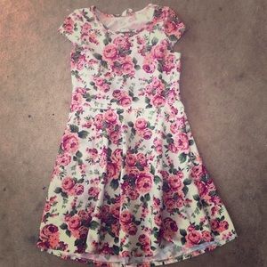 Floral print dress